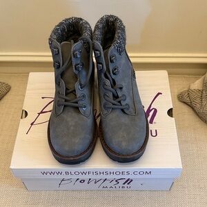 Blowfish Women's Charcoal Hiking Style Boots